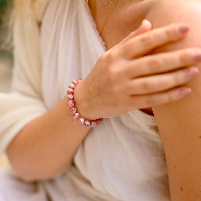 Bracelet Rhodochrosite | Univers Minéral