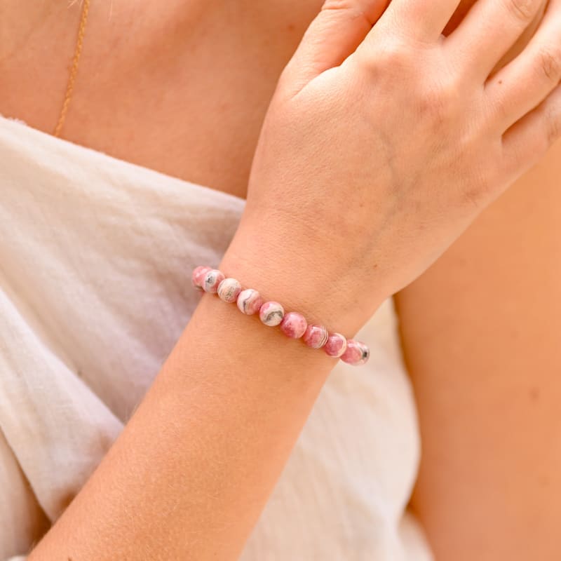 Bracelet Rhodochrosite | Univers Minéral