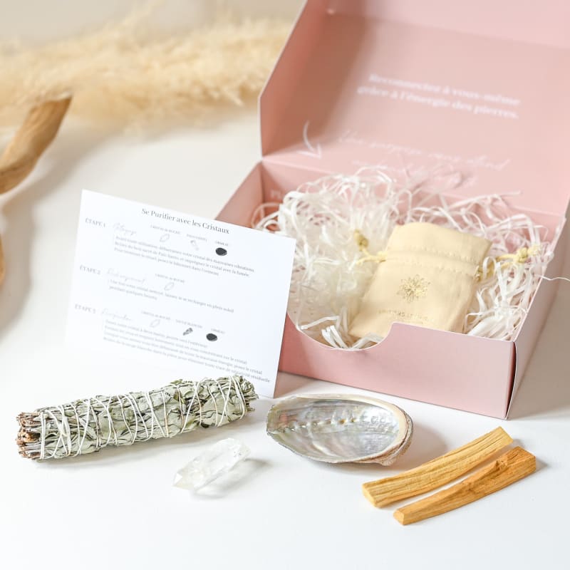 Coffret lithothérapie - Purification | Univers Minéral