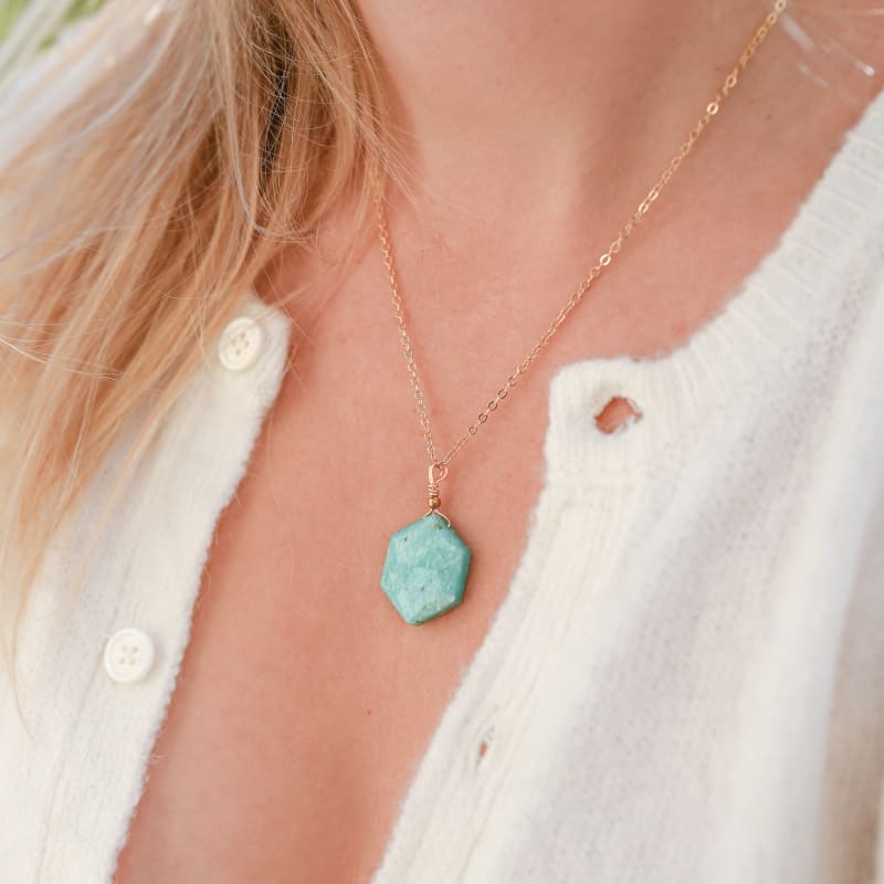 Collier amazonite sacré | Univers Minéral