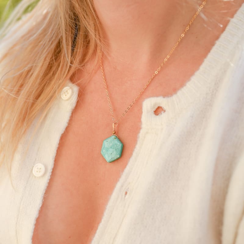 Collier amazonite sacré | Univers Minéral
