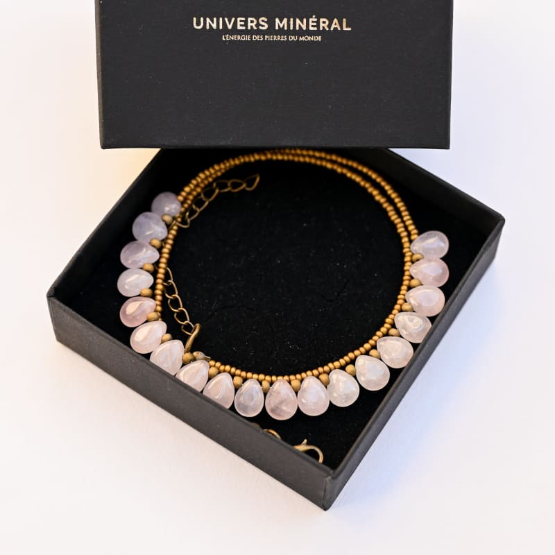 Collier de Quartz Rose | Univers Minéral