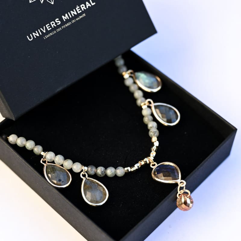 Collier Labradorite Aura | Univers Minéral