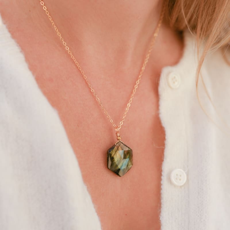 Collier labradorite sacré | Univers Minéral