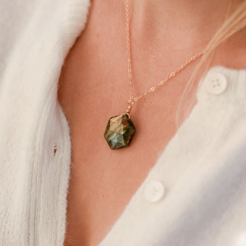 Collier labradorite sacré | Univers Minéral