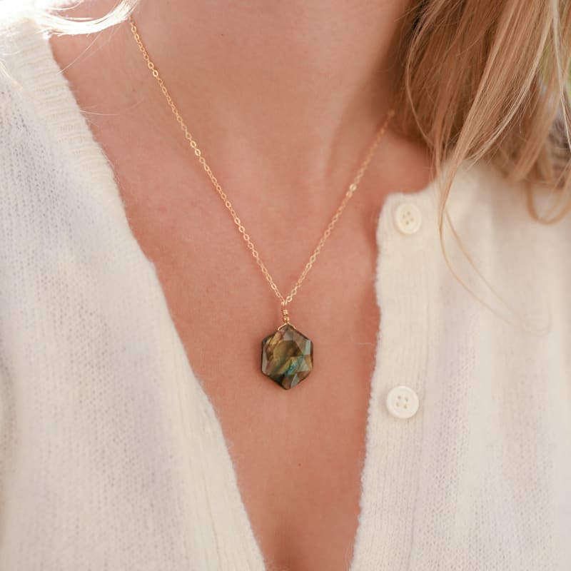 Collier labradorite sacré | Univers Minéral