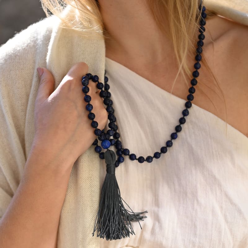 Collier Perles Lapis Lazuli | Univers Minéral