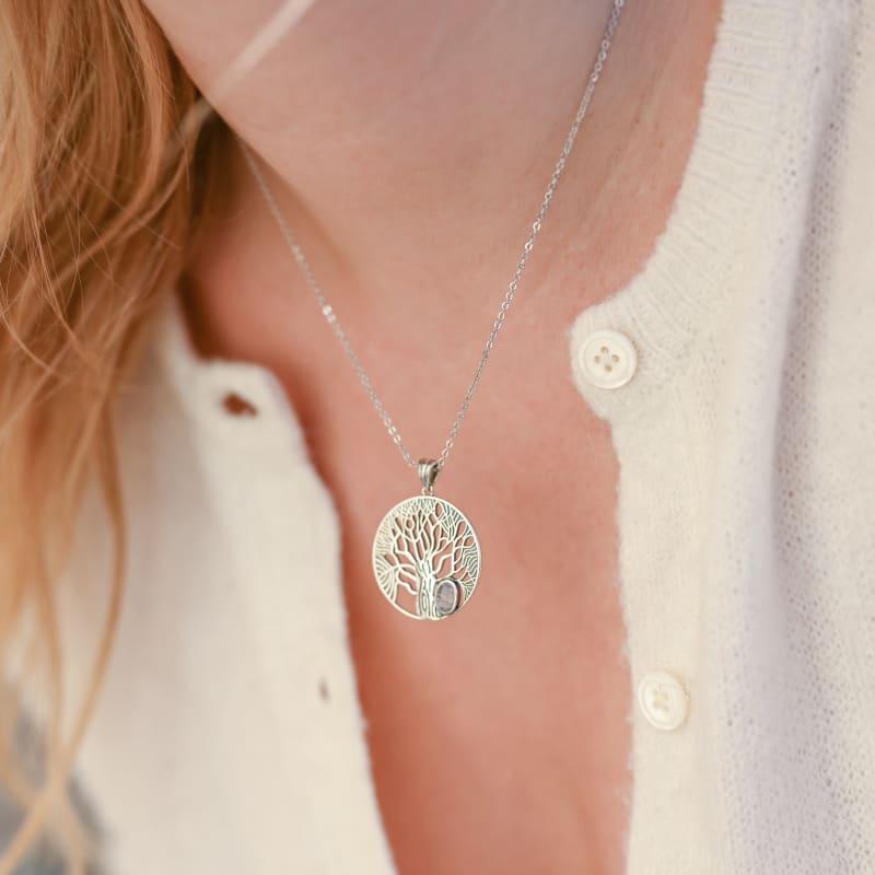 Collier Pierre de Lune Arbre de Vie | Univers Minéral