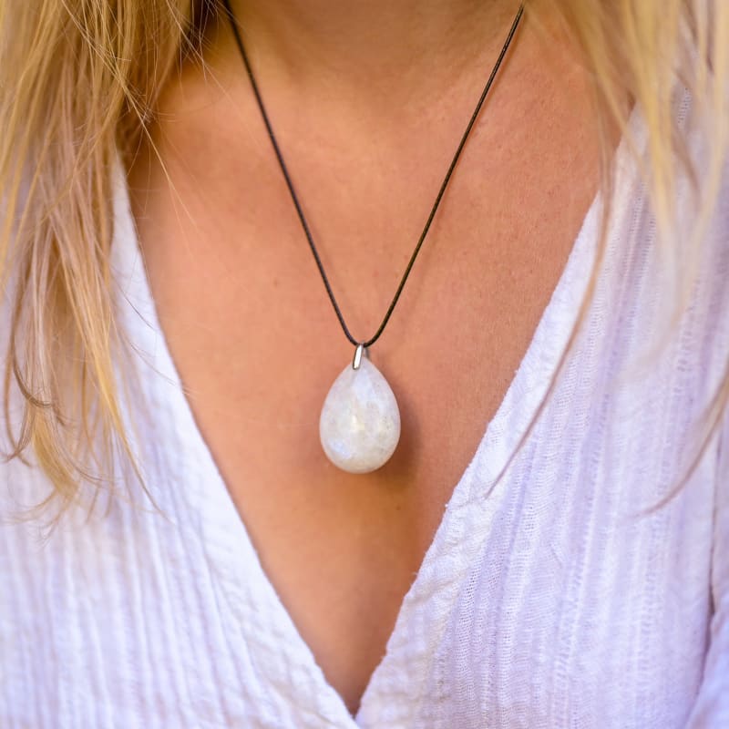 Collier Pierre de lune bleue | Univers Minéral
