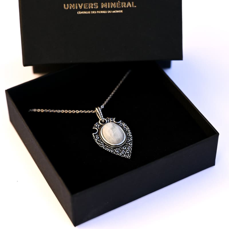 Collier Pierre de Lune Cabochon | Univers Minéral