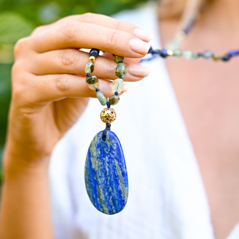 Collier Pierre Lapis Lazuli | Univers Minéral