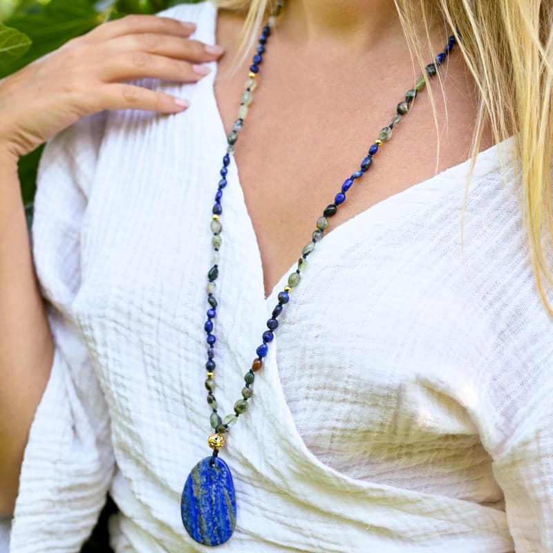 Collier Pierre Lapis Lazuli | Univers Minéral