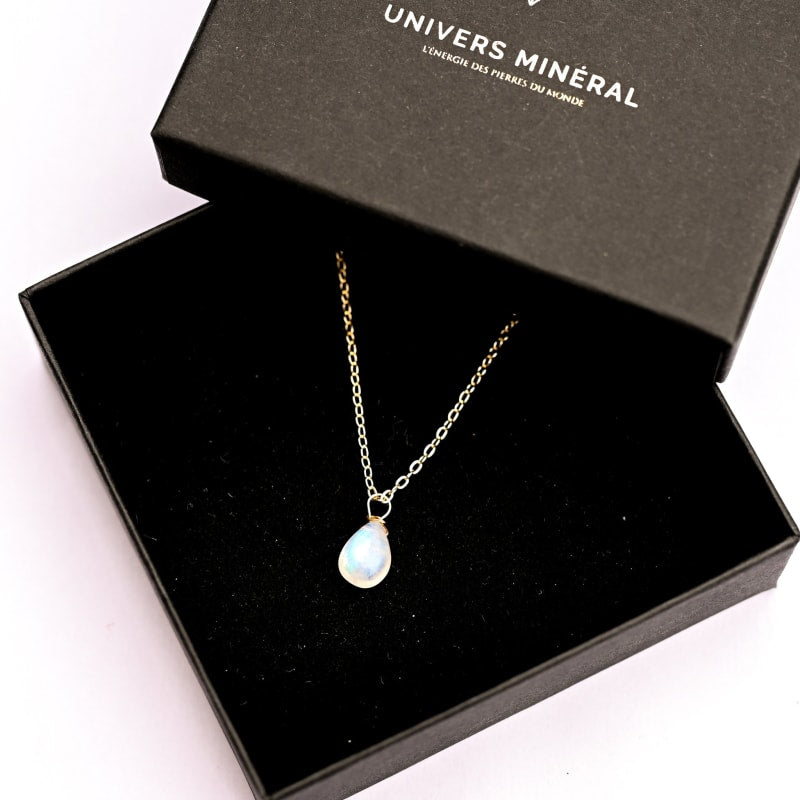 Collier Ras de cou Pierre de Lune | Univers Minéral