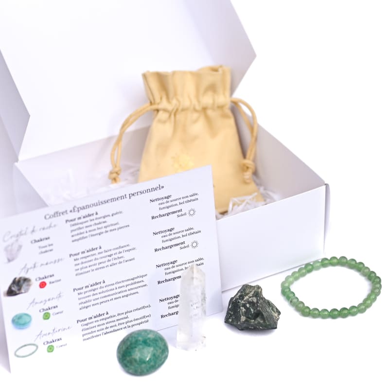 Épanouissement personnel - Coffret lithothérapie | Univers 