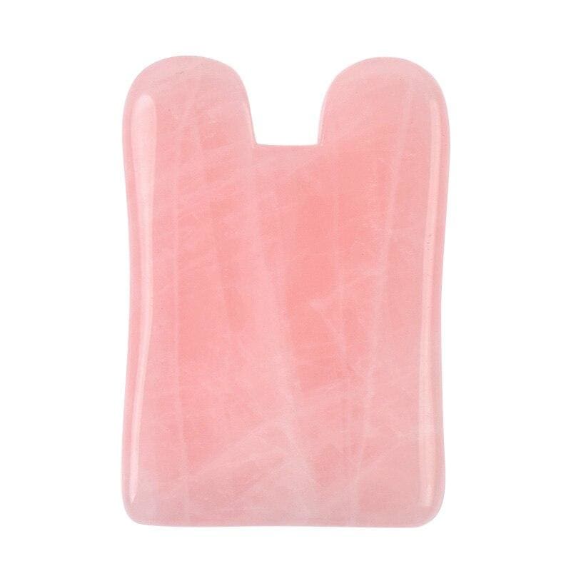 Gua Sha Visage en Quartz rose | universmineral