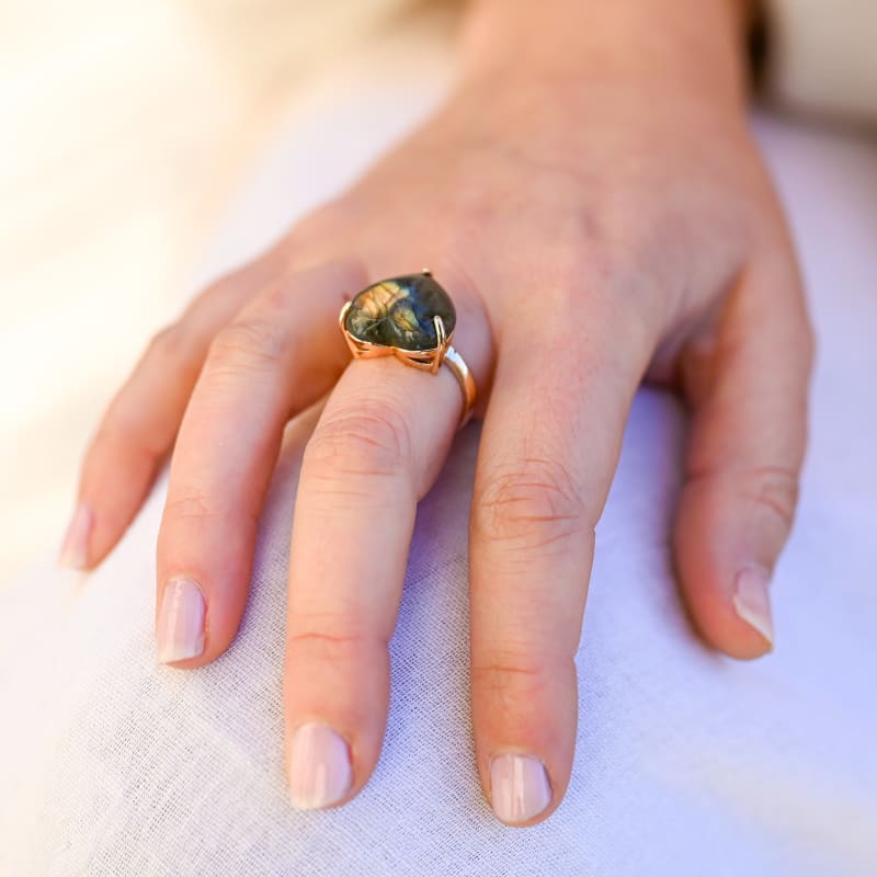 Labradorite Bague | Univers Minéral