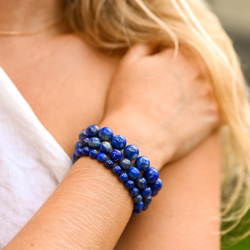 Lapis Lazuli Bracelet 6mm | Univers Minéral