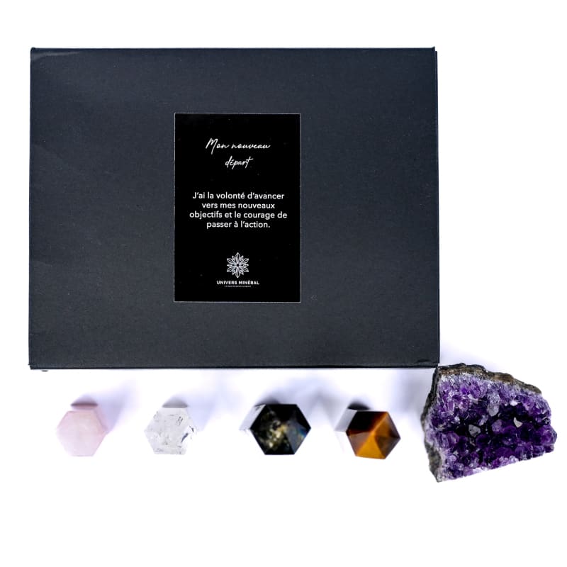 Mon nouveau départ - Coffret lithothérapie | Univers Minéral