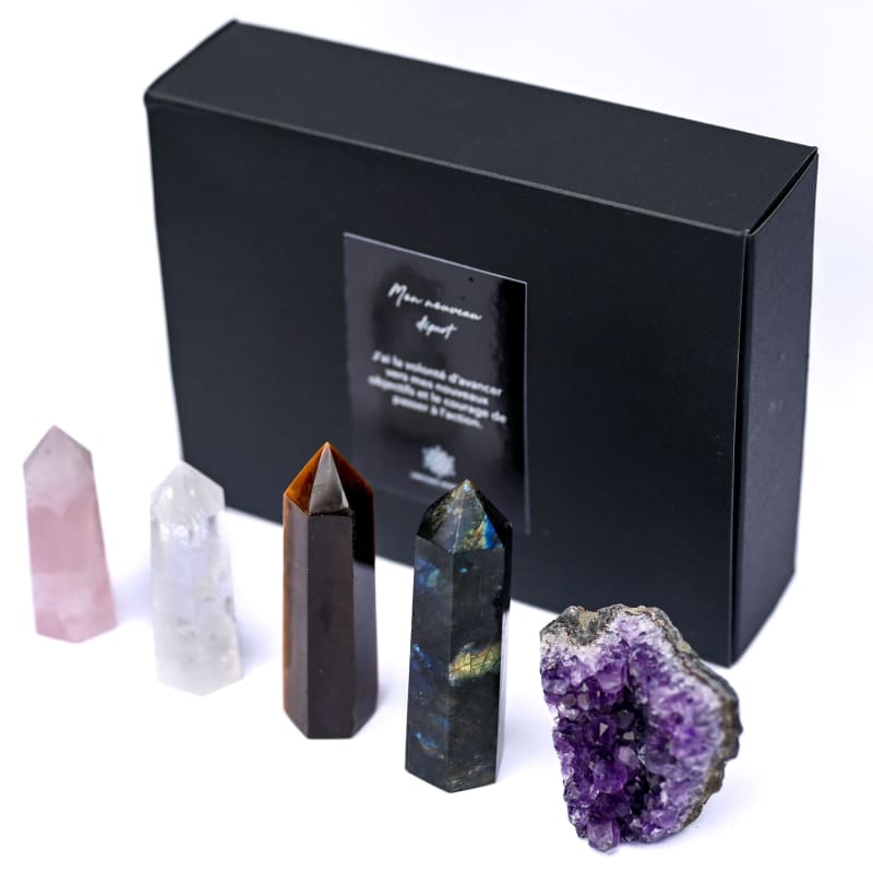 Mon nouveau départ - Coffret lithothérapie | Univers Minéral