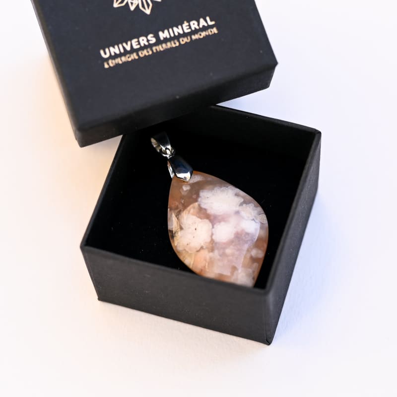 Pendentif Agate Fleur | Univers Minéral