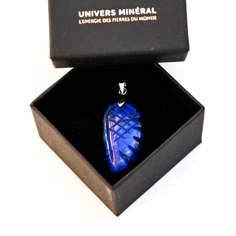 Pendentif Lapis Lazuli Aile d’ange | Univers Minéral