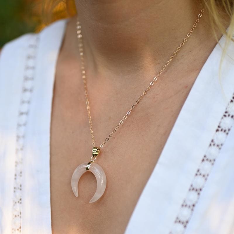 Pendentif Quartz Rose Lithothérapie | universmineral