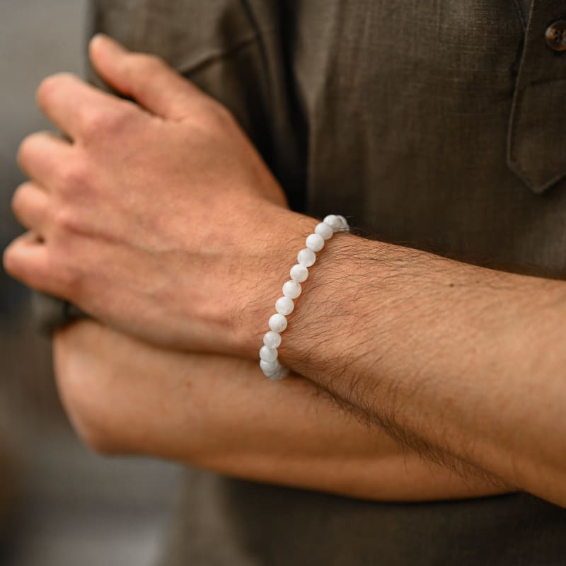 Pierre de Lune Bracelet 6mm | Univers Minéral