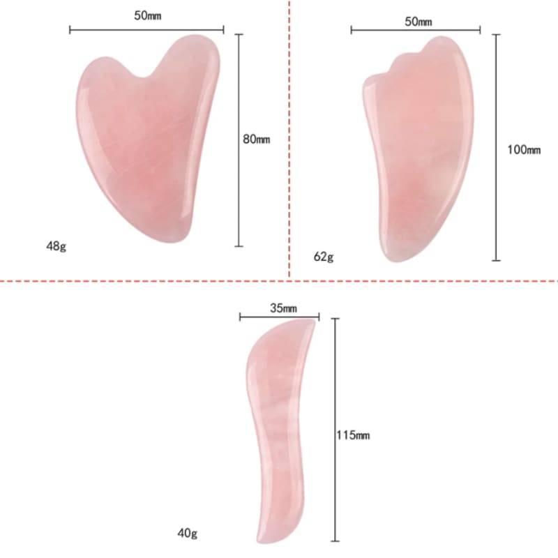 Pierre Gua Sha Quartz Rose | universmineral